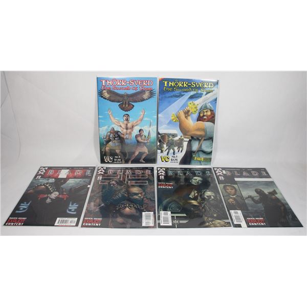 BUNDLE OF COMICS INCLUDING THORR-SVERD