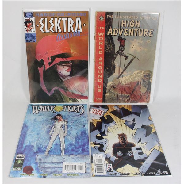 COLLECTION OF COMICS INCLUDING ELEKTRA