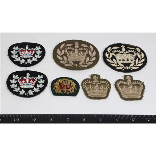 LOT OF CANADIAN INSIGNIA QUEEN ELIZABETH II QEII