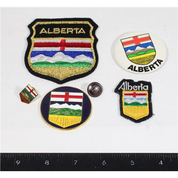 ALBERTA CANADA PROVINCIAL MEMORABILIA PIN BUTTON