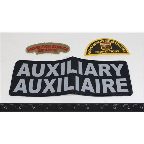 LOT OF INSIGNIA PATCHES INCLUDING BILINGUAL
