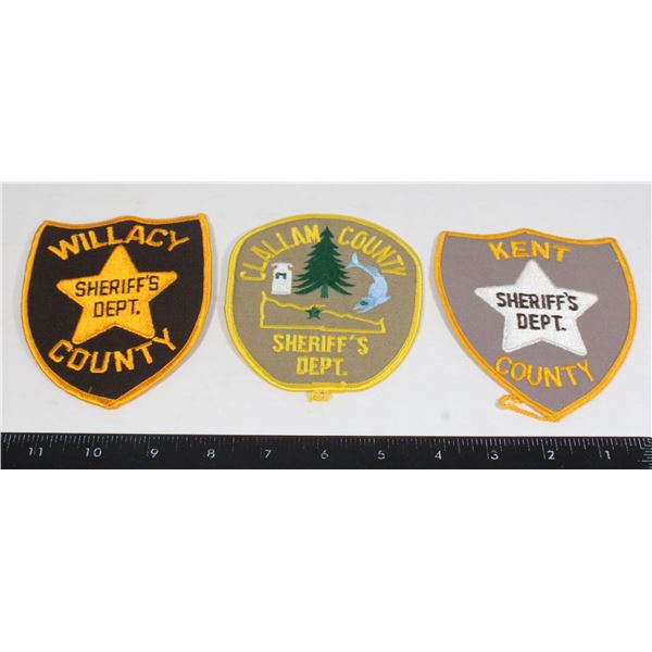 LOT OF 3 UNITED STATES SHERIFFS DEPARTMENT