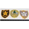 Image 1 : LOT OF 3 UNITED STATES SHERIFFS DEPARTMENT