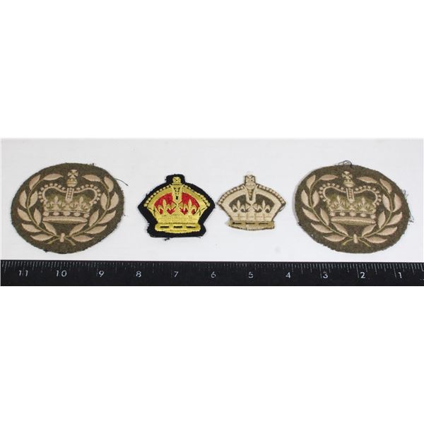 LOT OF KINGS & QUEENS INSINIA PATCHES INCLUDING