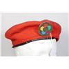 Image 1 : EAST GERMAN 1973 WORLD YOUTH BERET W/ BADGE