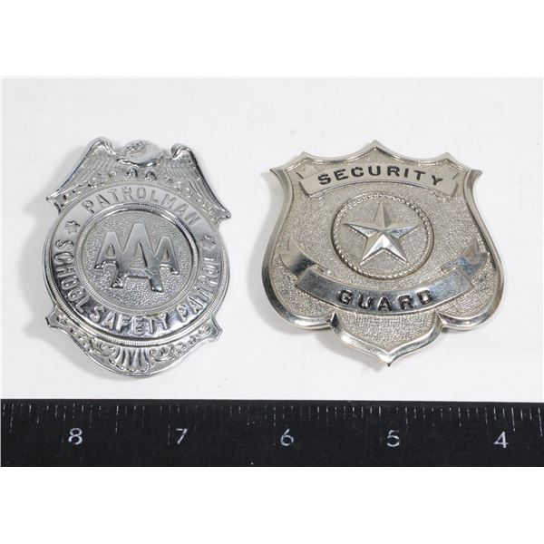SECURITY GUARD SHIELD INSIGNIA STAR DESIGN AND