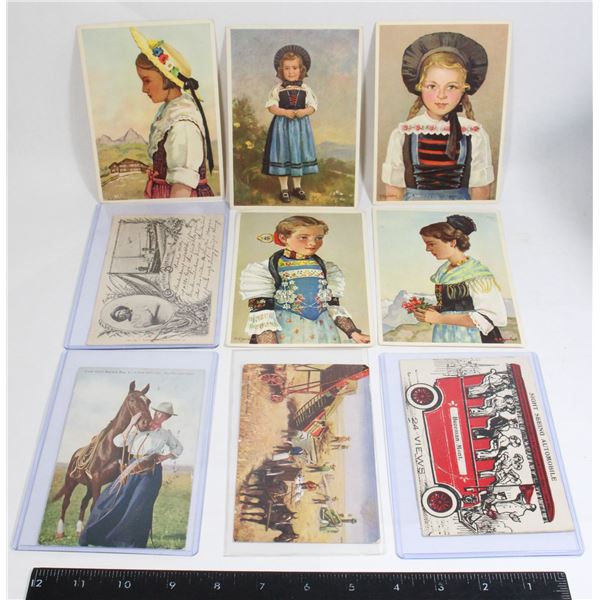 LARGE LOT OF VINTAGE/ ANTIQUE POSTCARDS