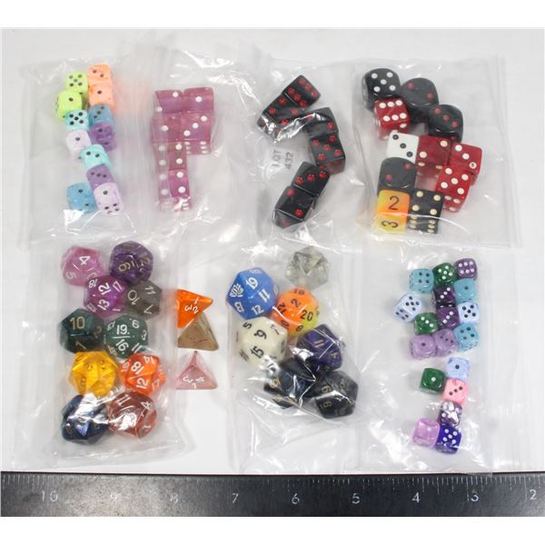 GIANT LOT OF RPG GAME DICE SOME VINTAGE