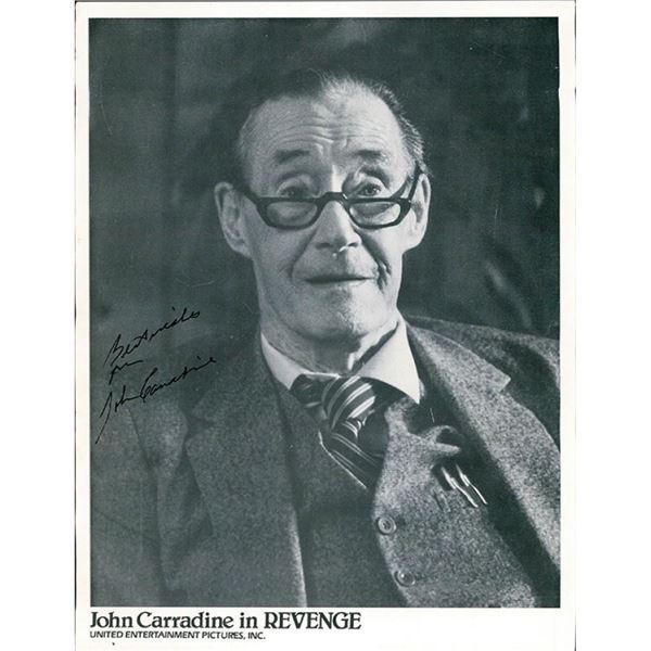 The Grapes Of Wrath Actor John Carradine Signed Photo