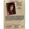 Image 2 : Anita Hart Bench Warmer Swimsuit Models 1992 Collector Card.
