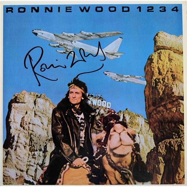 The Rolling Stones Ronnie Wood 1234 signed album