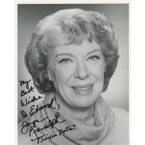 The Honeymooners Joyce Randolph signed photo