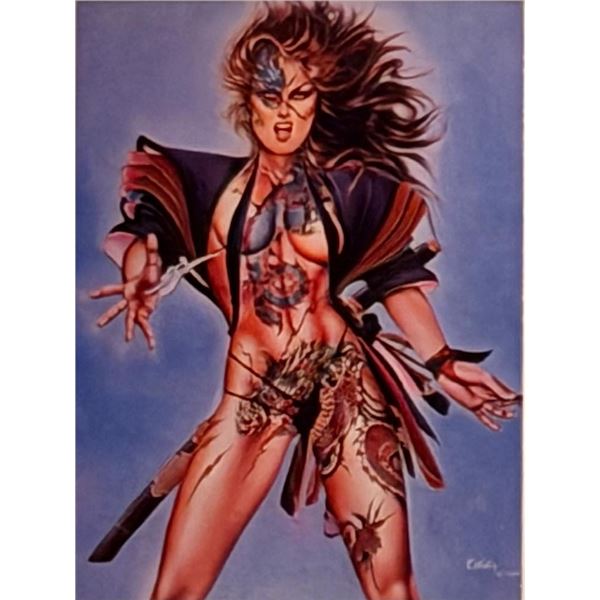 Artist Olivia DeBerardinis Pin Up 1992 Collector Card