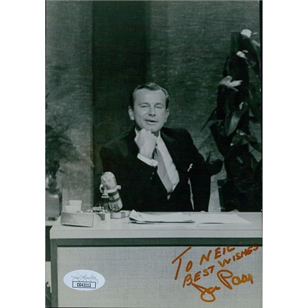 The Tonight Show Host Jack Paar Signed Photo