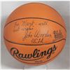 Image 4 : UCLA Bruins John Wooden Signed Rawlings NCAA Basketball JSA Authenticated Personalized