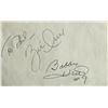 Image 1 : Hockey Stars Brett Hull & Bobby Hull signature slip