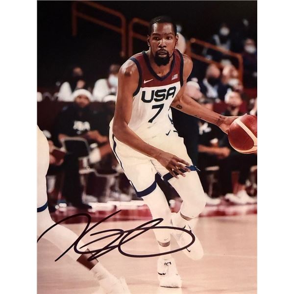 2024 Paris Olympics Kevin Durant signed photo