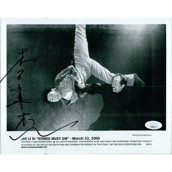 Romeo Must Die Actor Jet Li Signed Photo