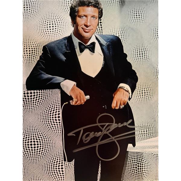 Tom Jones signed photo