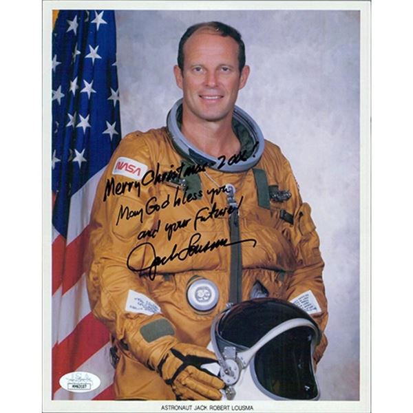 Astronaut Jack Lousma Signed Photo