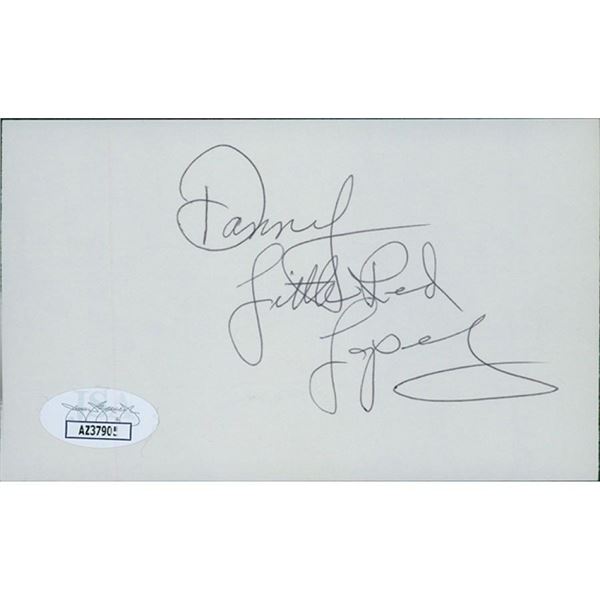 Danny Lopez Signed 3x5 Index Card