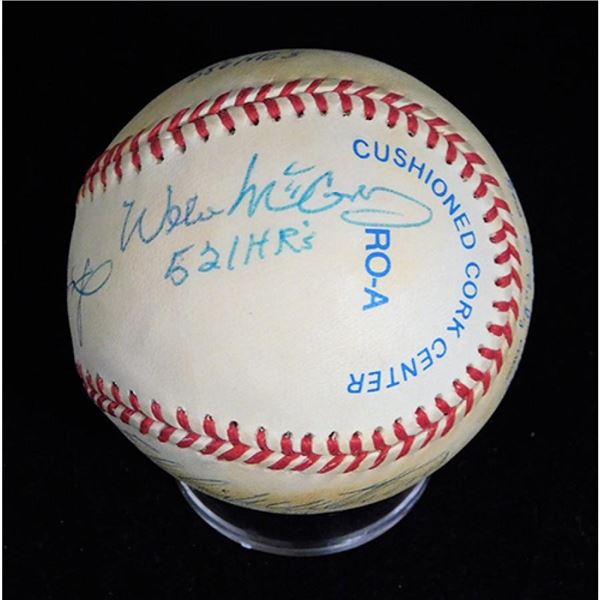 500 Home Run Club Signed Official American League Baseball by 7 JSA Authenticated Jackson/Mays/Murra