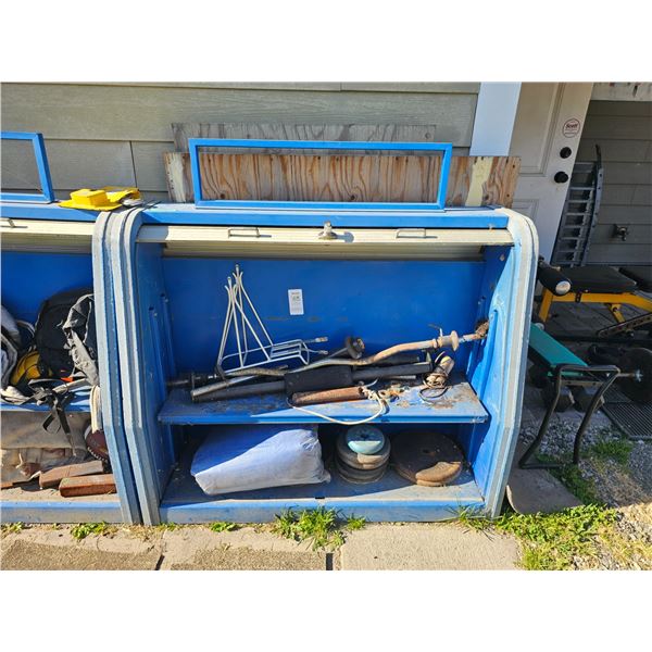 Out Door Metal Roll Down Storage Cabinet C