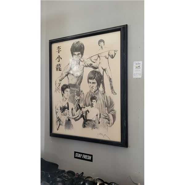 Bruce Lee Drawing A