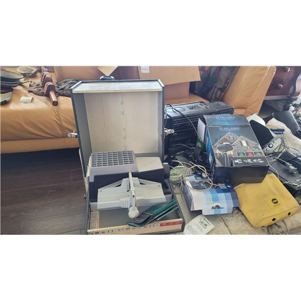 Cameras, Radio, ProjectorA