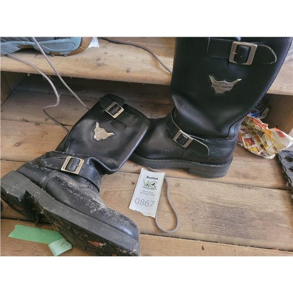 Harley Davidson Leather Boots A