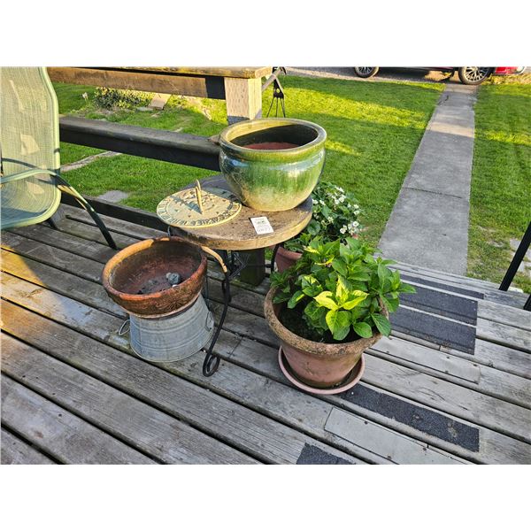 Garden Pots, Plants, Decor A