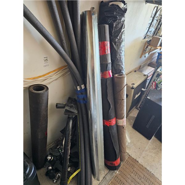 Reese Hitch, Towbar & Rolls of Landscaping Material C