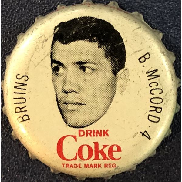 1964-65 COCA COLA NHL BOTTLE CAPS - BOB McCORD