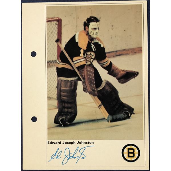 1971 TORONTO SUN NHL ACTION PLAYERS - ED JOHNSTON