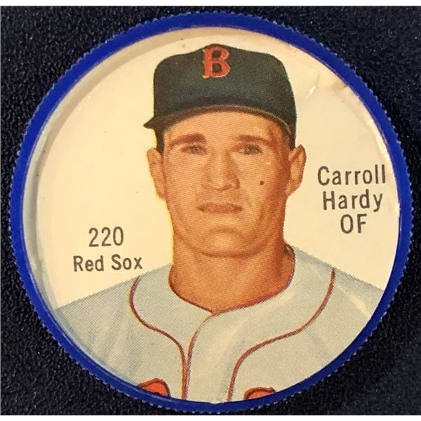 1962 CANADIAN SHIRIFF POTATO CHIPS BASEBALL COIN - CARROLL HARDY