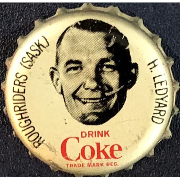 1965 COCA COLA CFL BOTTLE CAPS - HAL LEDYARD