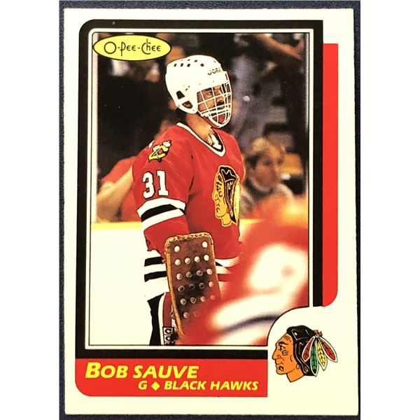 1986-87 O-PEE-CHEE BOB SAUVE