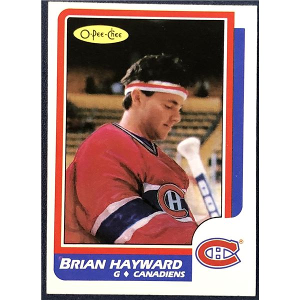 1986-87 O-PEE-CHEE BRIAN HAYWARD
