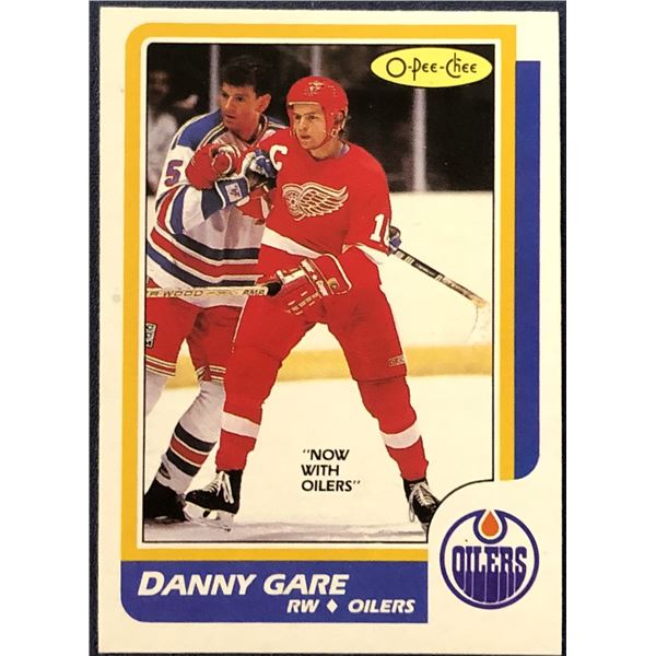 1986-87 O-PEE-CHEE DANNY GARE