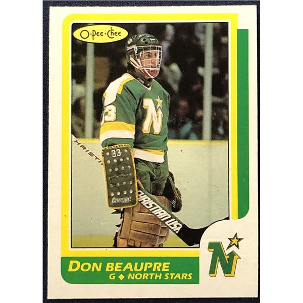 1986-87 O-PEE-CHEE DON BEAUPRE