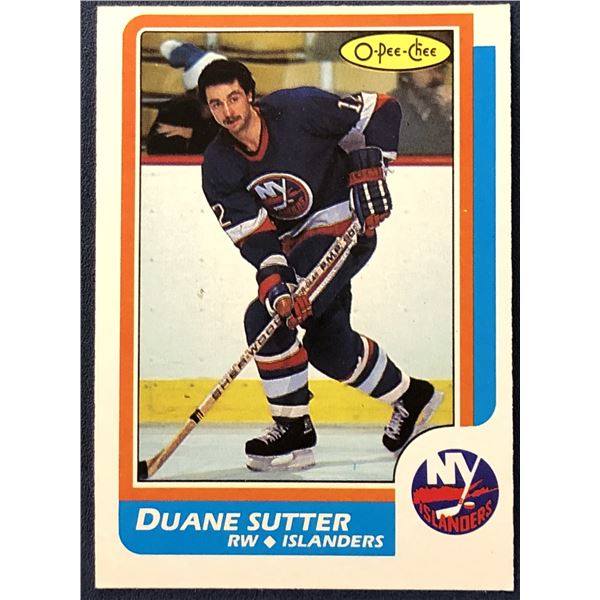 1986-87 O-PEE-CHEE DUANE SUTTER