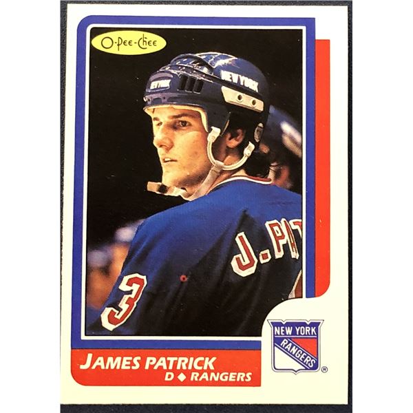 1986-87 O-PEE-CHEE JAMES PATRICK