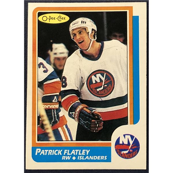 1986-87 O-PEE-CHEE PATRICK FLATLEY