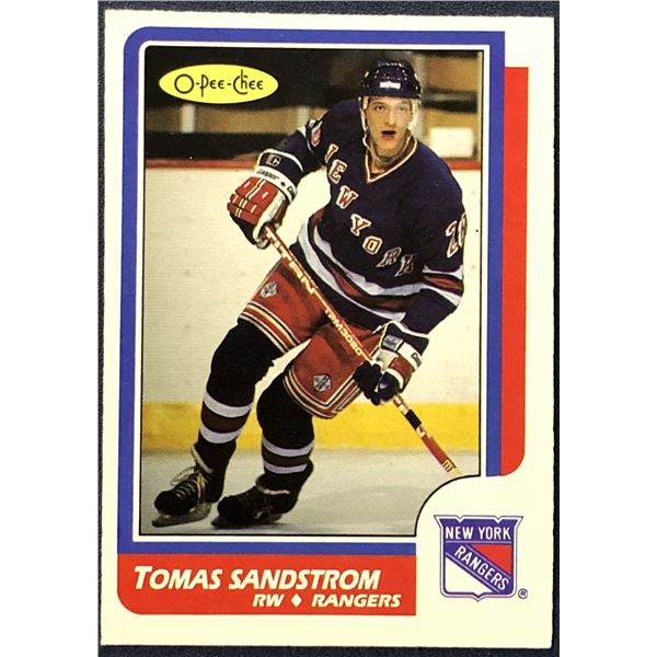 1986-87 O-PEE-CHEE TOMAS SANDSTROM