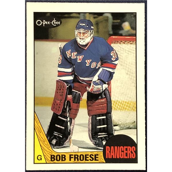 1987-88 O-PEE-CHEE BOB FROESE
