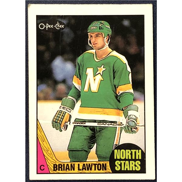 1987-88 O-PEE-CHEE BRIAN LAWTON