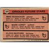 Image 2 : 1981 TOPPS MIKE BODDICKER ROOKIE CARD