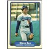Image 1 : 1982 FLEER STEVE SAX ROOKIE CARD
