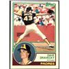 Image 1 : 1983 TOPPS DAVE DRAVECKY ROOKIE CARD