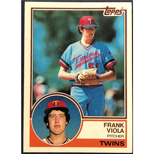 1983 TOPPS FRANK VIOLA ROOKIE CARD